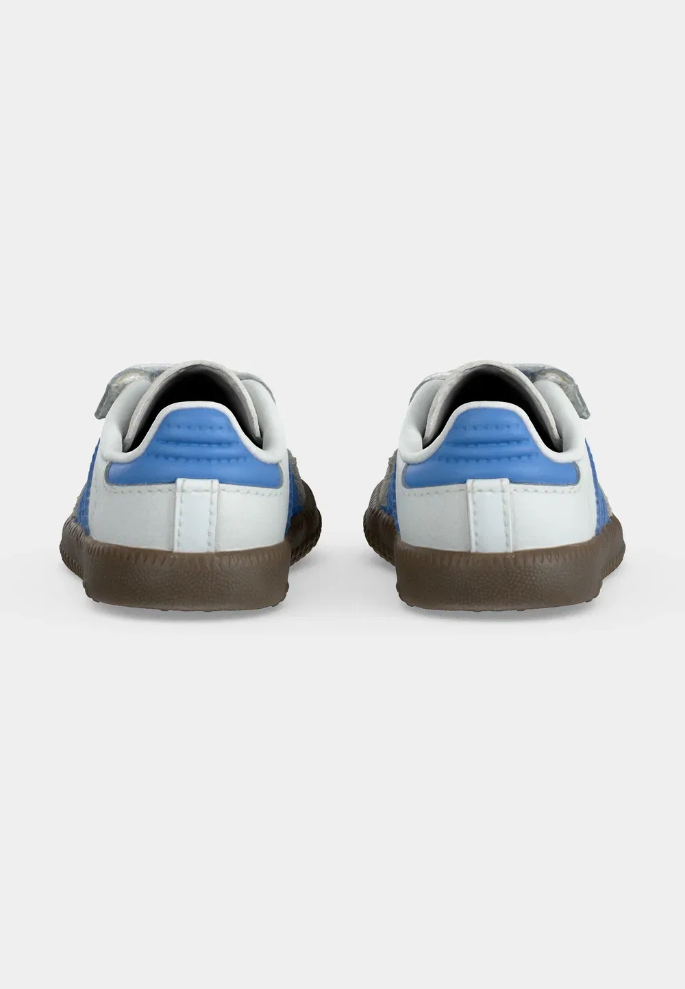Samba og унисекс - детская обувь Adidas Originals, Footwear White/Blue Fusion — фото 4