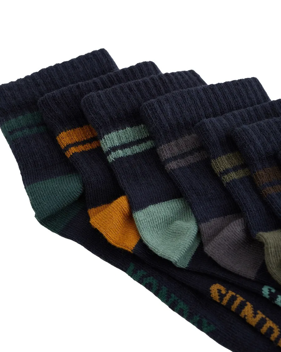 Носки WE Fashion Socks темно-синего цвета — фото 2