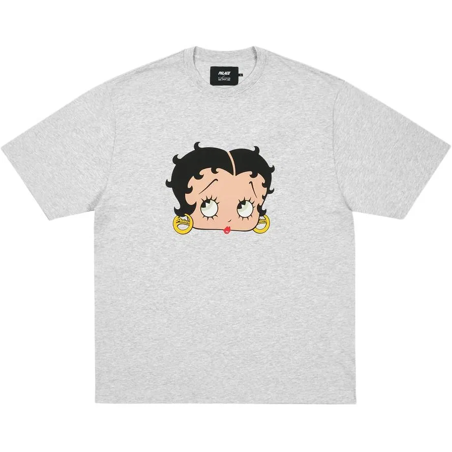 Детская футболка унисекс с принтом Betty Boop PALACE, Gray