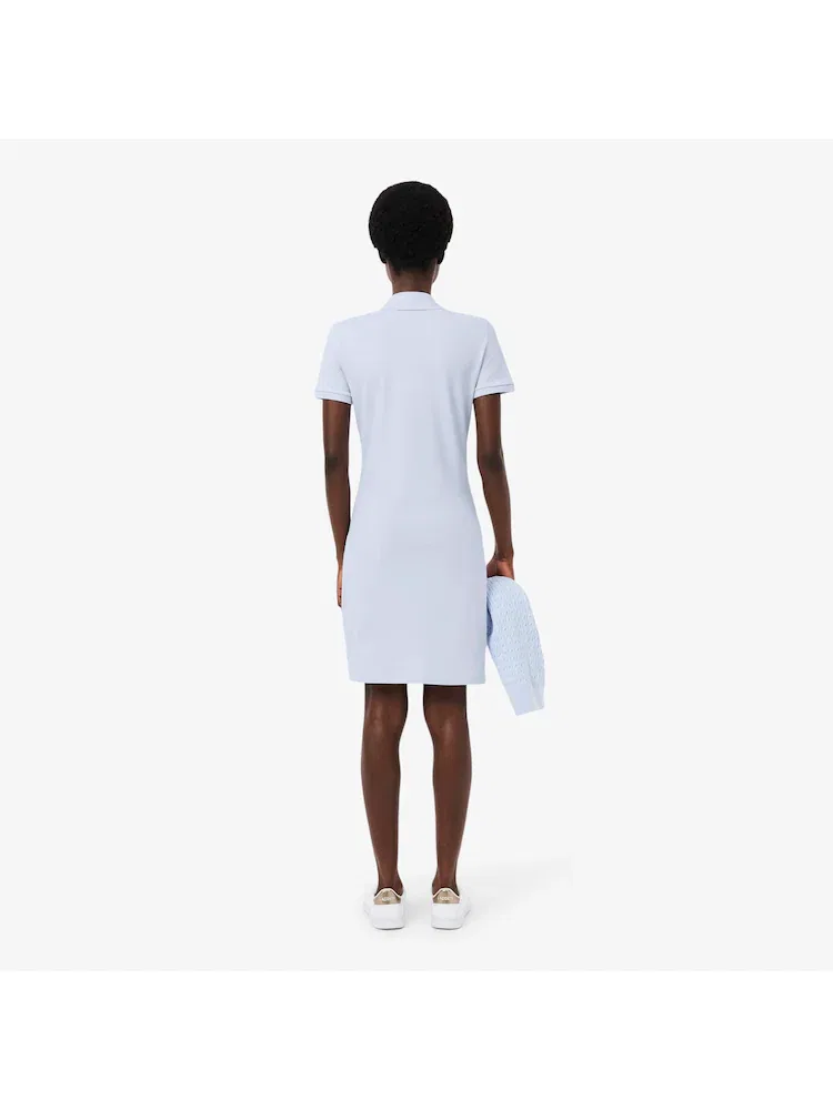Платье-поло Lacoste Slim Fit, Lavender — фото 3