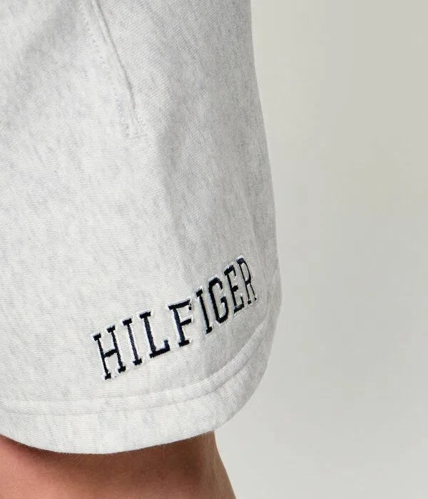 Детские шорты для мальчиков из хлопка Tommy Hilfiger, серый — фото 4