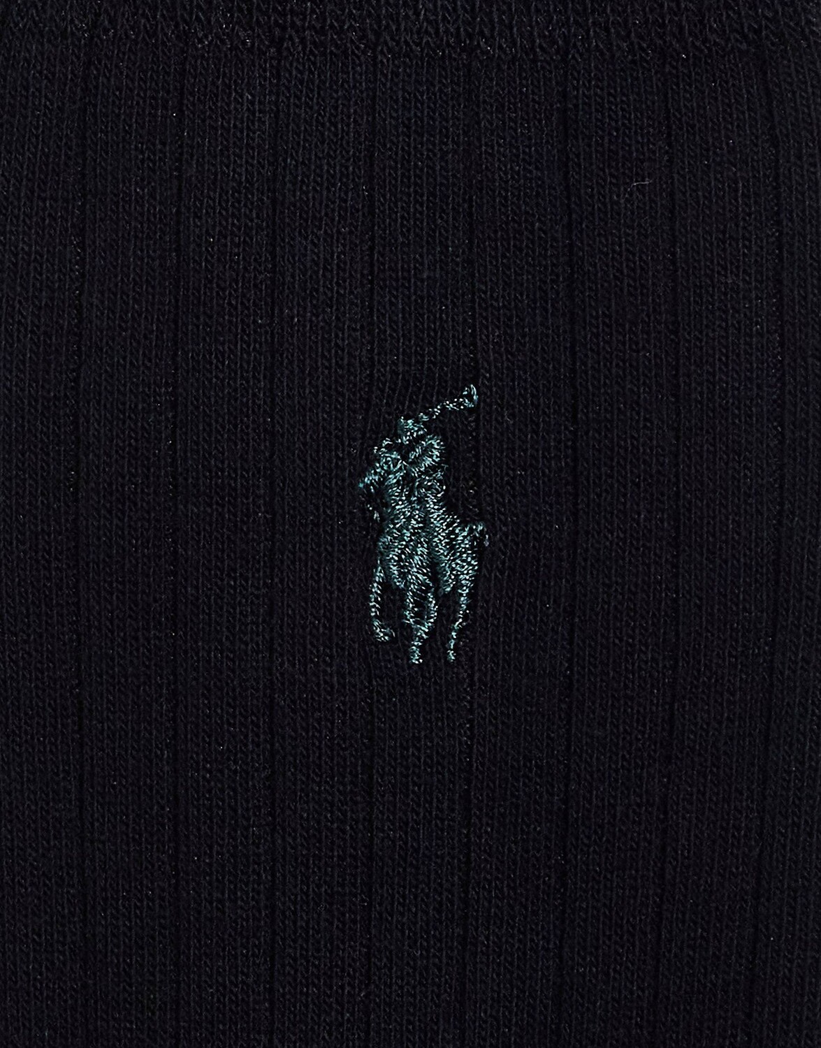 2 пары черных носков в рубчик из египетского хлопка Polo Ralph Lauren — фото 4