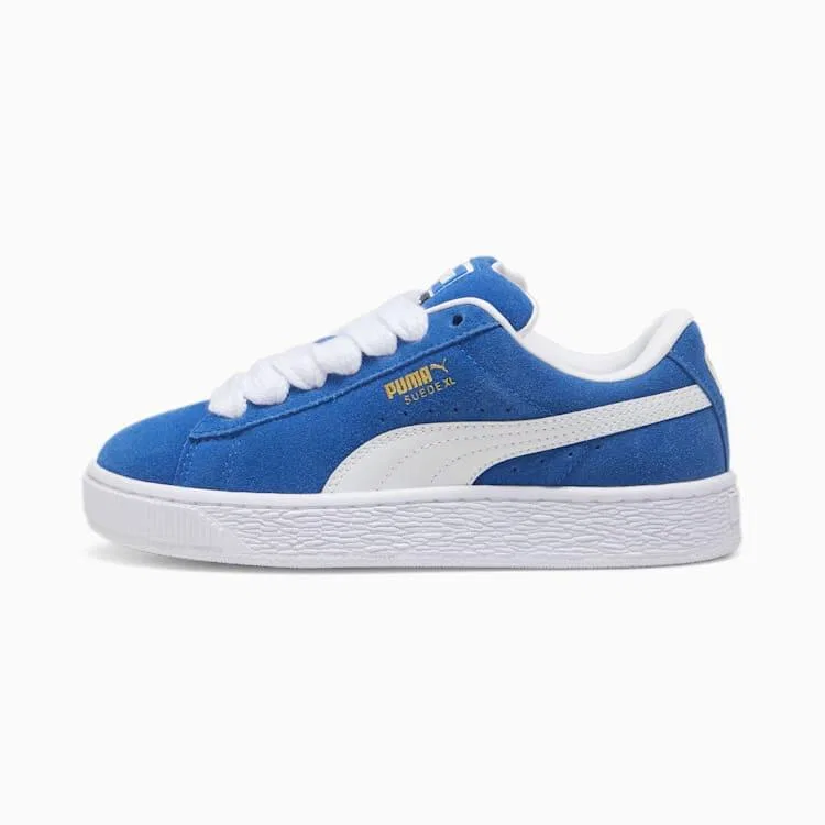 Детские кроссовки на шнуровке Puma Suede XL, Blaau Weiß