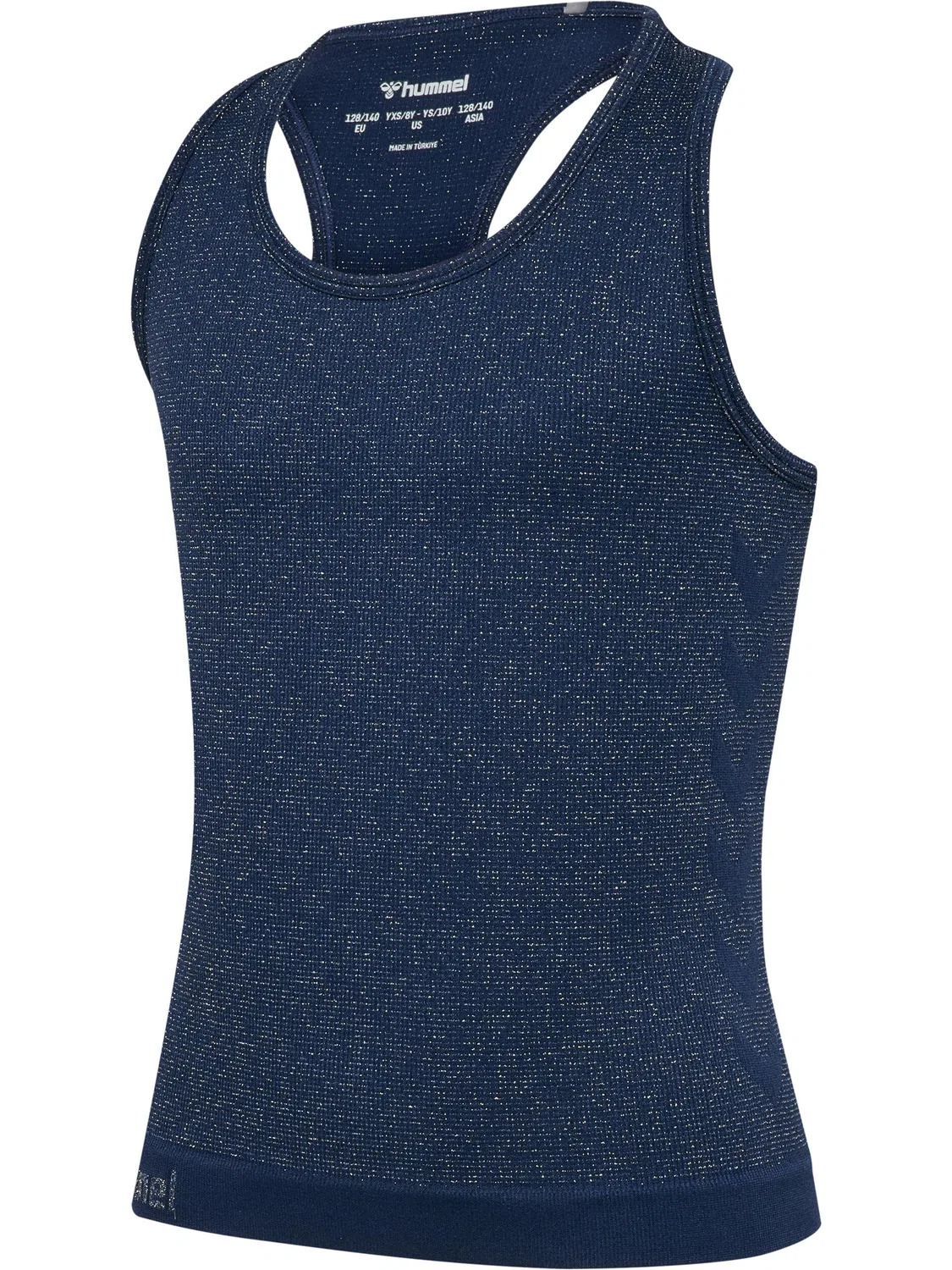 Детская майка без рукавов Hmljr Seamless Hummel, Navyblau Gletscherblau — фото 4
