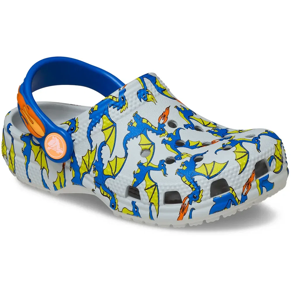 Комбинезон с принтом Classic Dragon Graphic Crocs, белый — фото 2