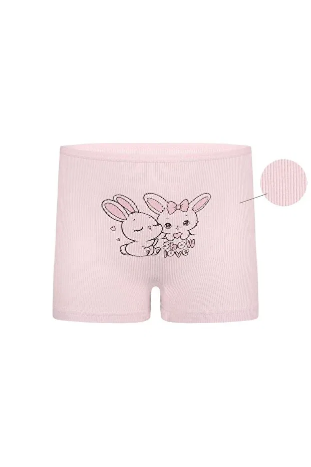 Детский комплект шорт для девочек 5-Pack cotton lycra camisole girls' shorts Donella, Very Colorful-1 — фото 2
