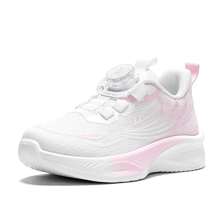 Детские кеды с принтом Low top Casual Shoes Pink WARRIOR — фото 3