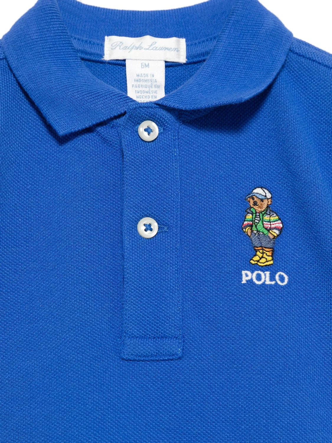 Polo Ralph Lauren Поло синего цвета для мальчиков — фото 3