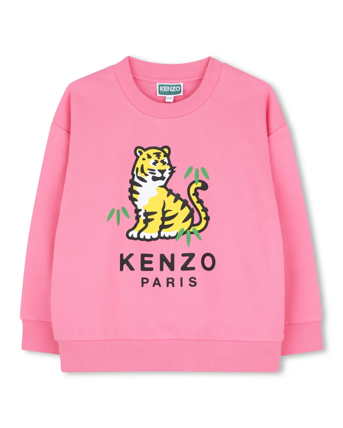 Детская худи для девочек с принтом Kenzo Kids, Роза