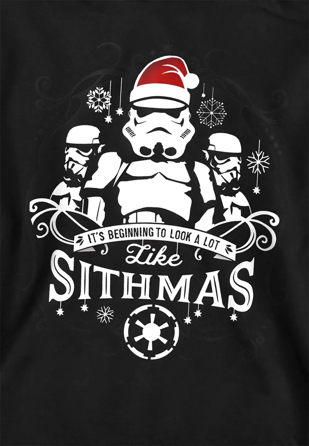Детская худи Star Wars Sithmas, Disney, черный — фото 2