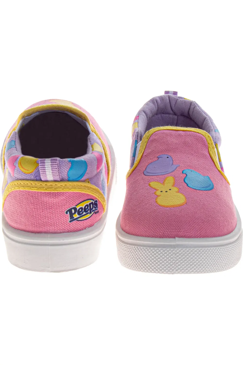 Детские кеды slip-on с дизайном Peeps Peeps, Pink Multi — фото 3
