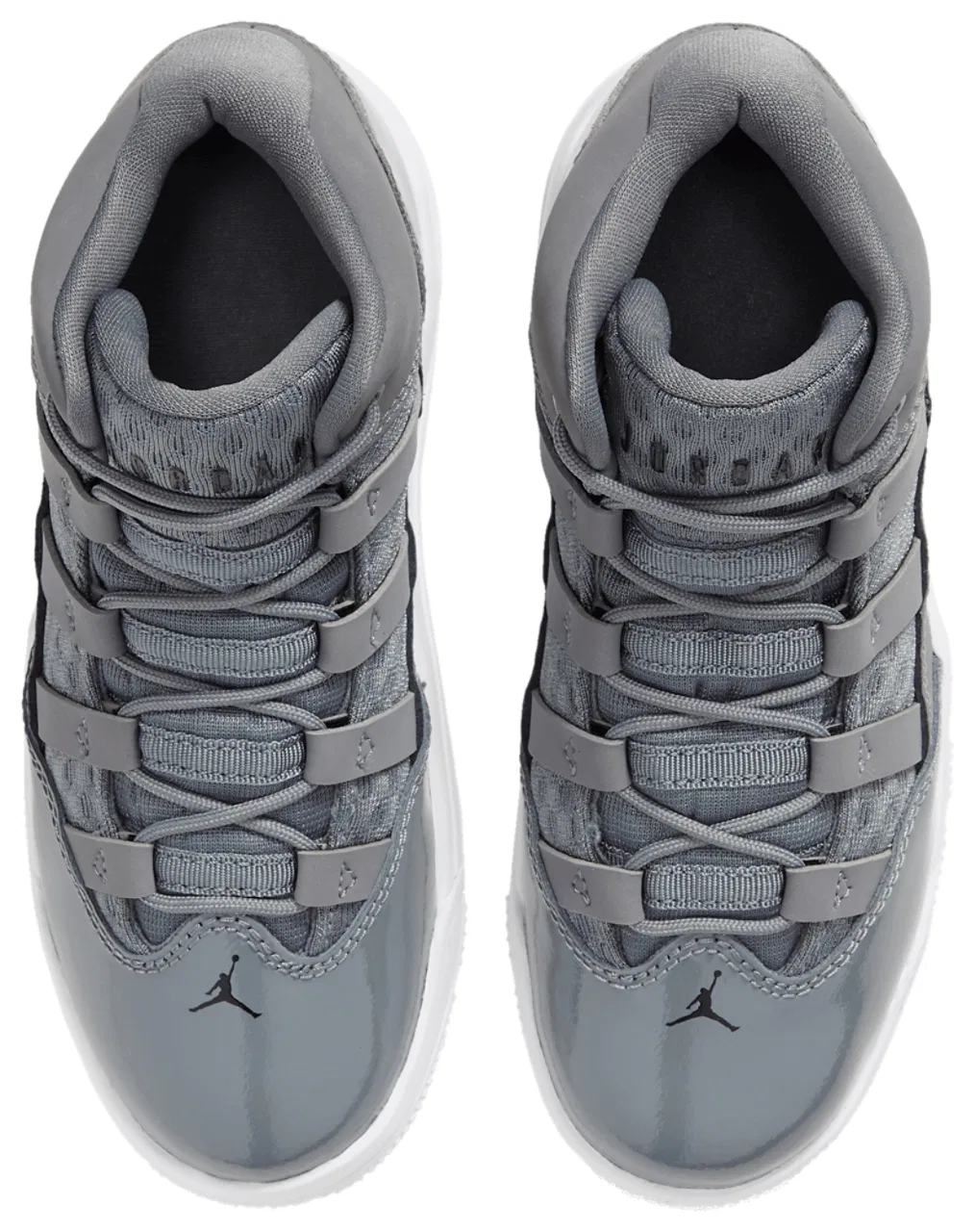 Детские баскетбольные кроссовки для мальчиков Jordan Max Aura, Cool Grey/Black/White — фото 3