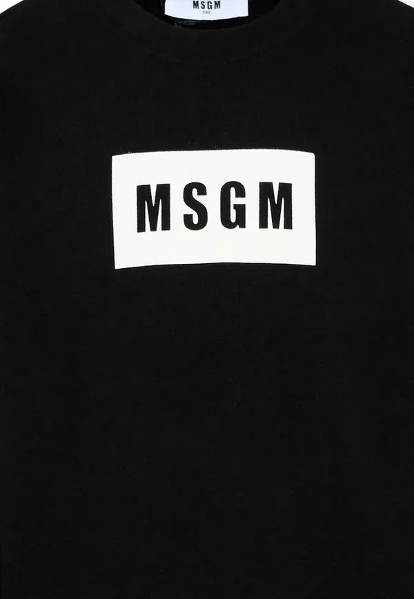 Свитшот с принтом Sweatshirt Msgm, черный — фото 3