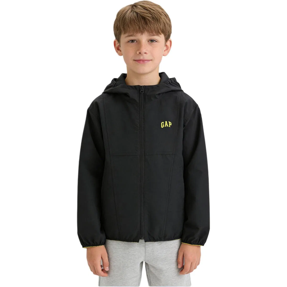 Детская куртка хлопковая GAP, Gentle Black — фото 4