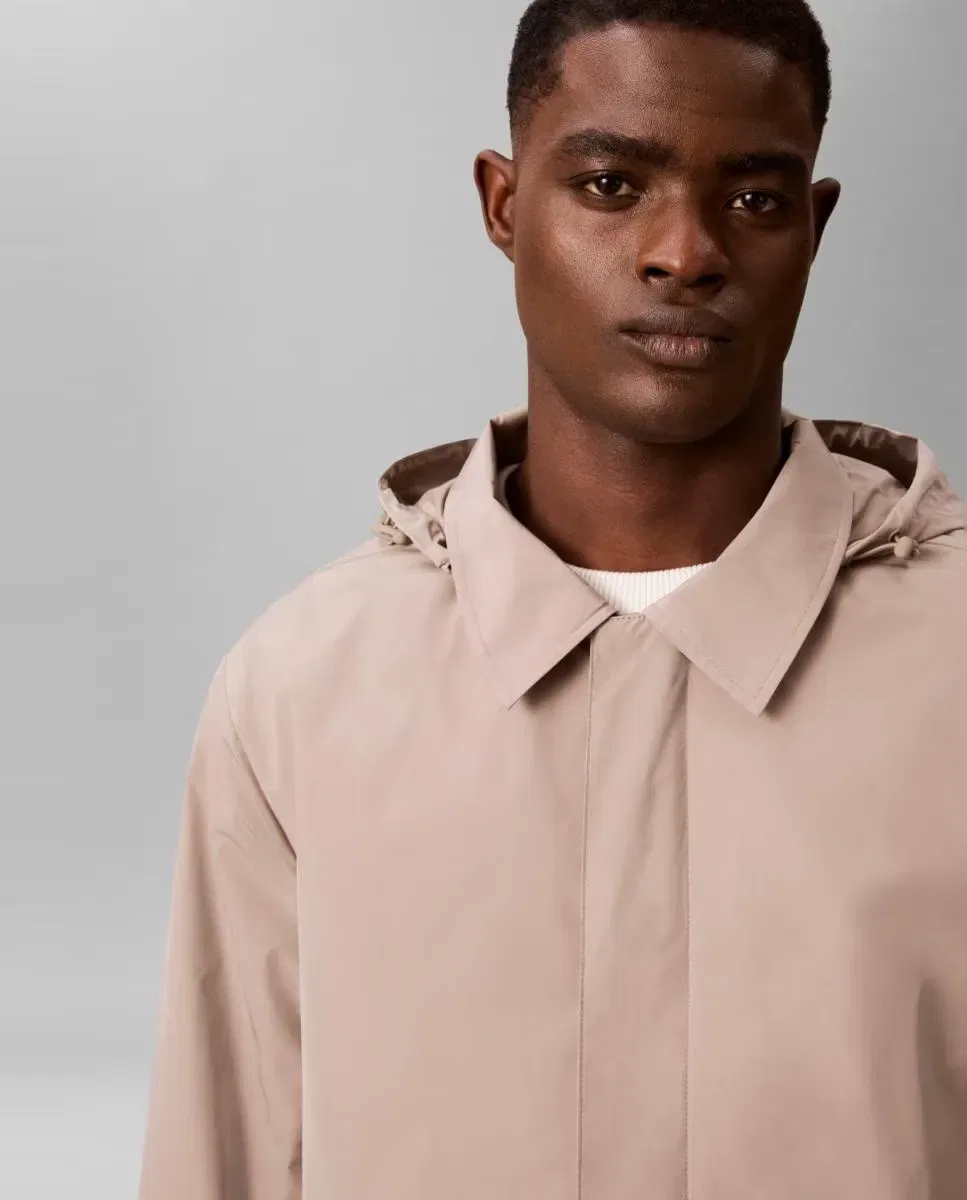 Мужское пальто из технического нейлона Calvin Klein, Beige — фото 3