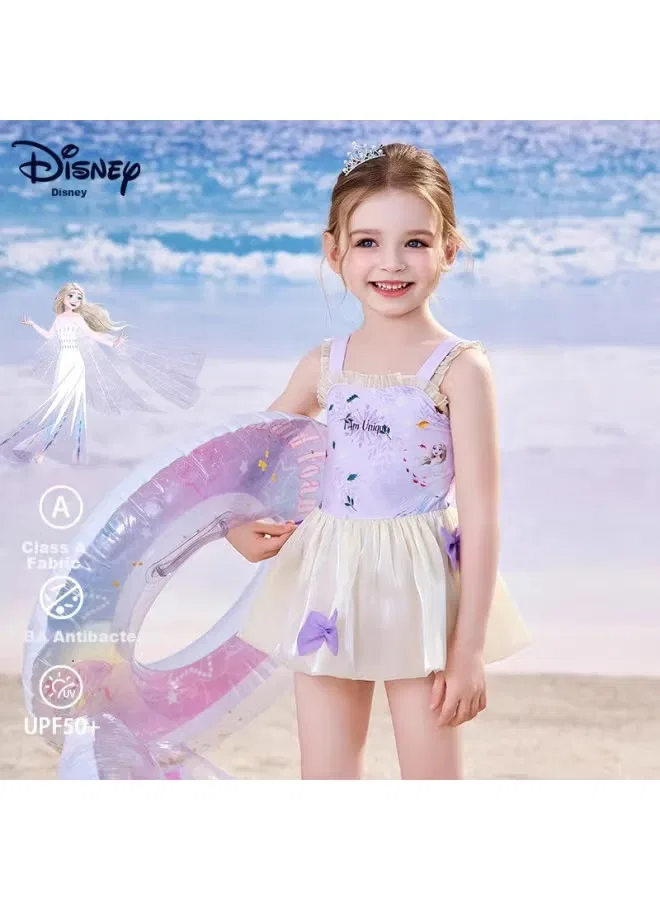 Купальник детский слитный с защитой от солнца d35042 Disney, лавандовый