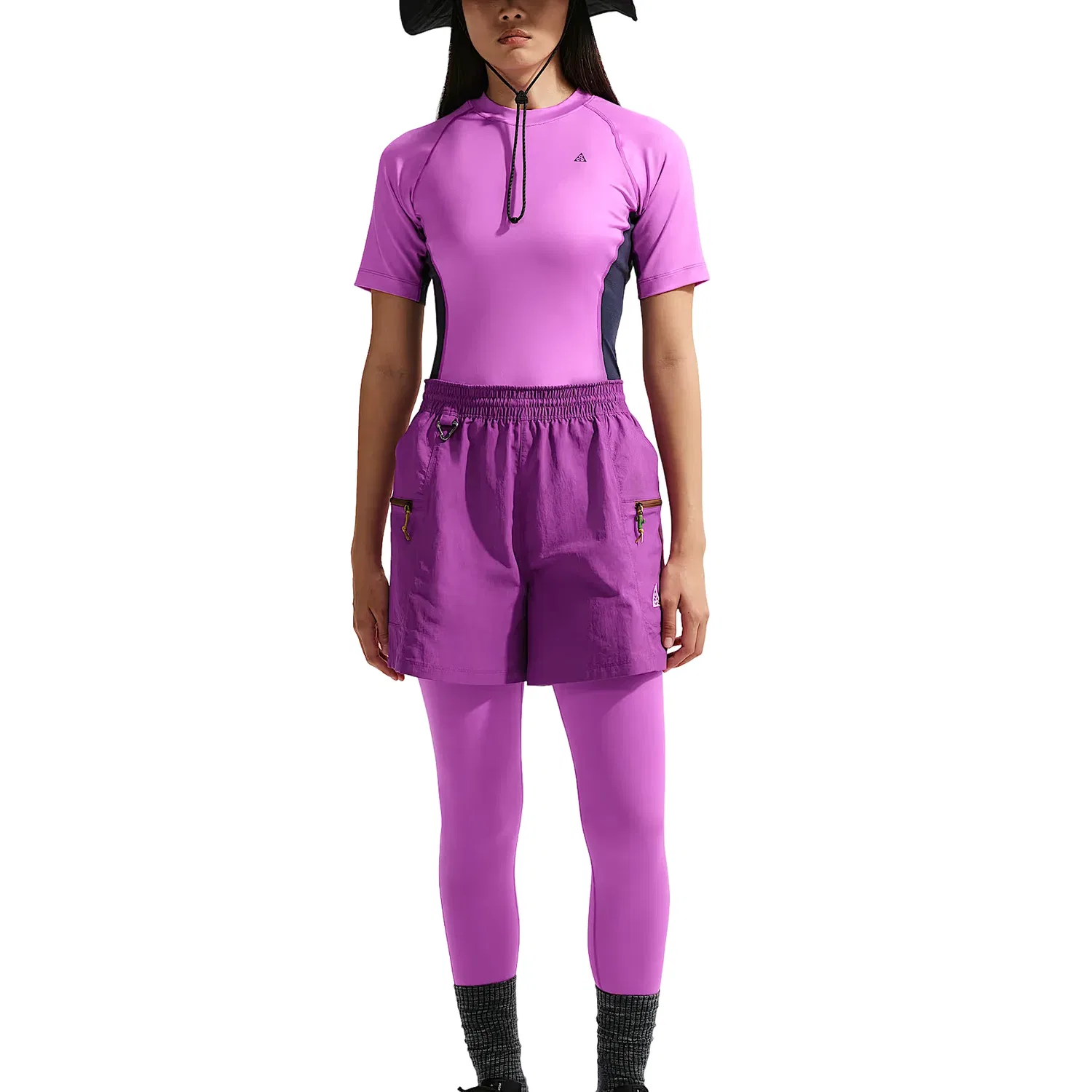 Женская футболка Nike ACG Dri-Fit Layer T-Shirt Vivid Purple, фиолетовый — фото 3