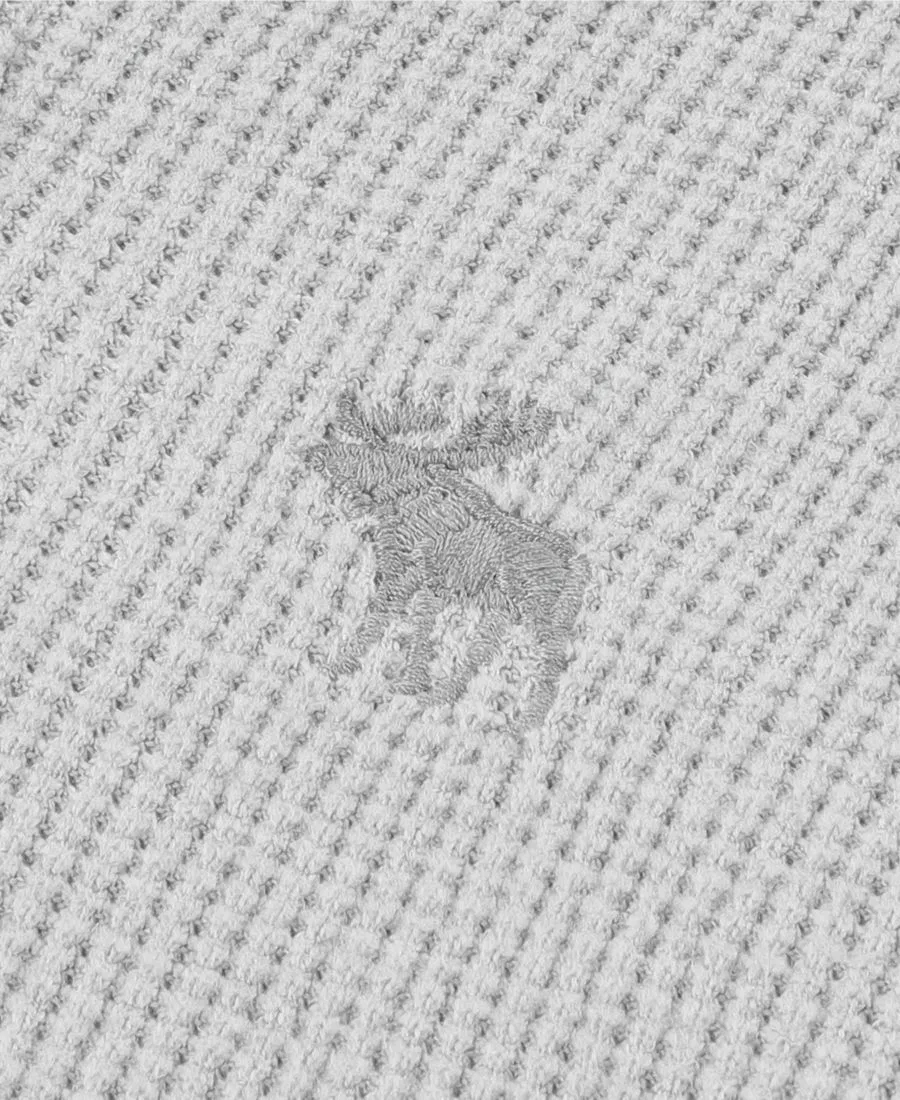 Лонгслив с воротником-поло и принтом, длинный рукав abercrombie kids, Light Gray Heather — фото 3