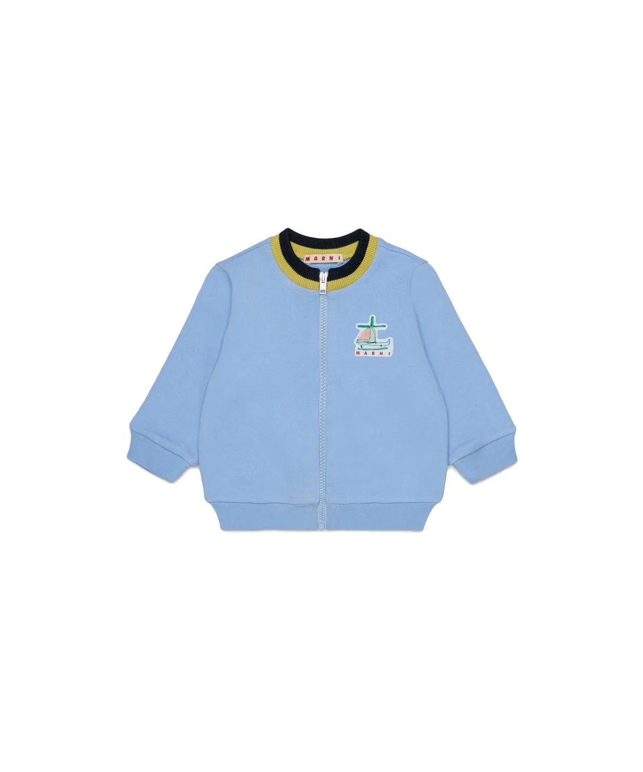 Детский свитшот с длинным рукавом модель MARNI KID MARNI, Blue