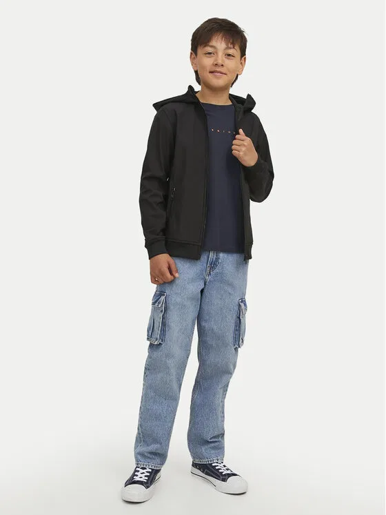 Футболка relaxed fit Star Jack & Jones Junior, темно-синий — фото 2