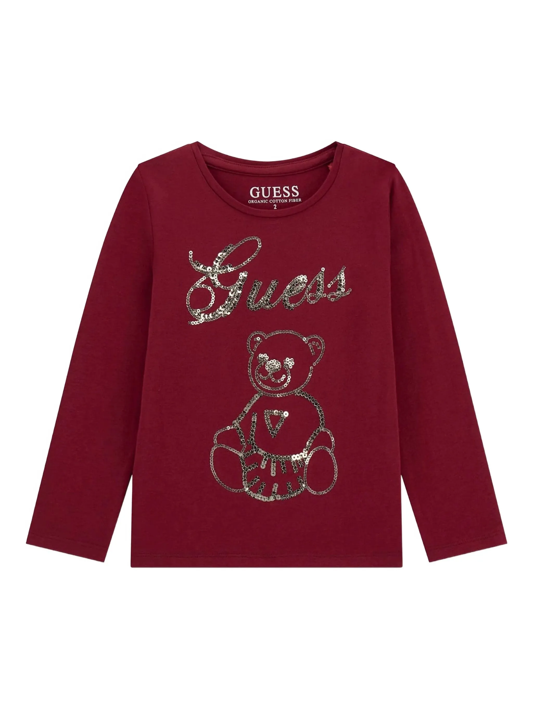 

Футболка с пайетками Guess Kids, красный