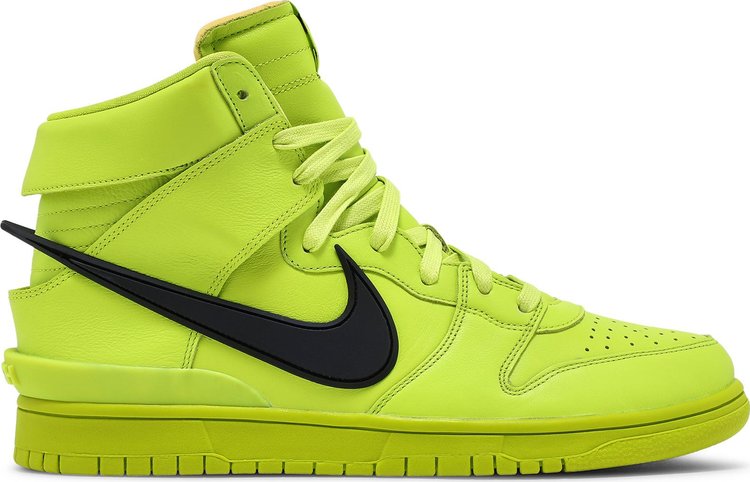 Кроссовки Nike AMBUSH x Dunk High 'Flash Lime', желтый - фото