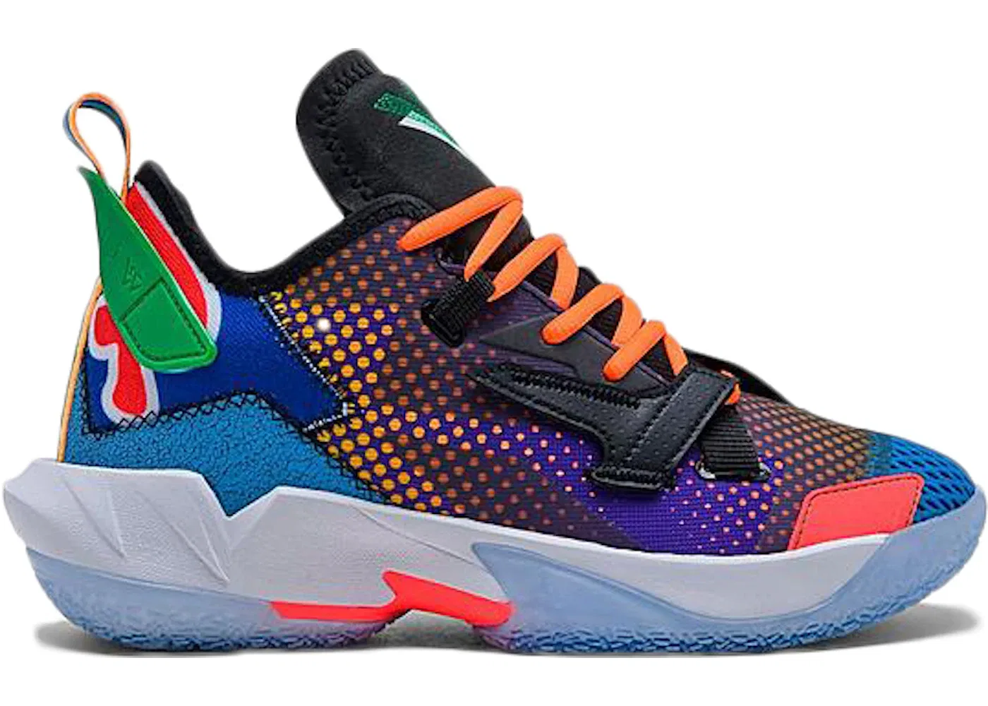 Детские кроссовки для мальчиков баскетбольные Jordan Why Not Zer0.4 Upbringing Jordan, White/Multicolor-Multicolor