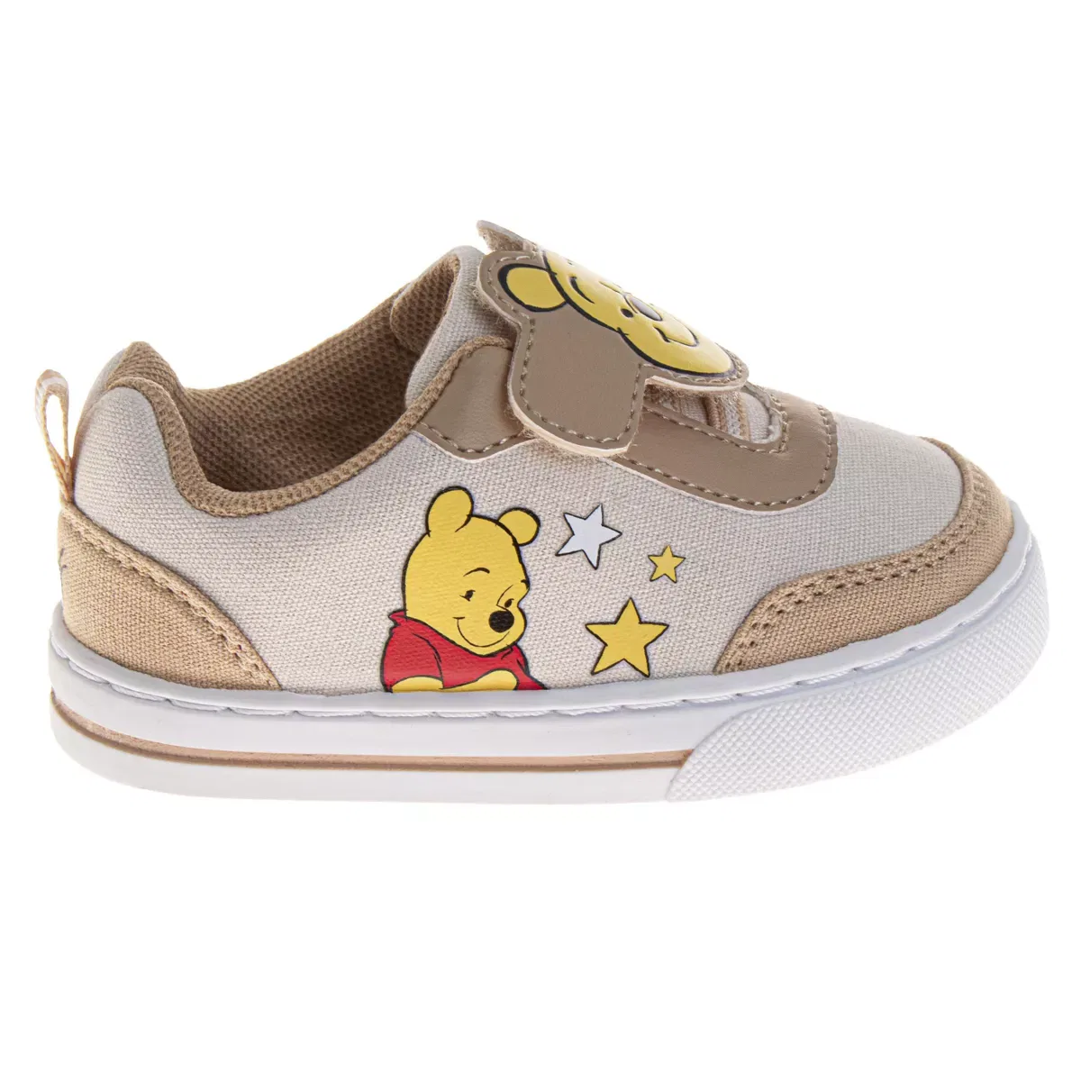 Детские кроссовки для девочек с принтом Disney Winnie The Pooh, Beige Yellow — фото 2