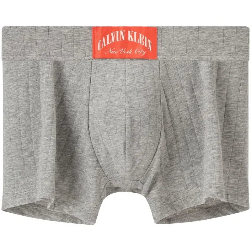 Мужские боксеры с винтажным принтом V8C, Calvin Klein, Heather Gray