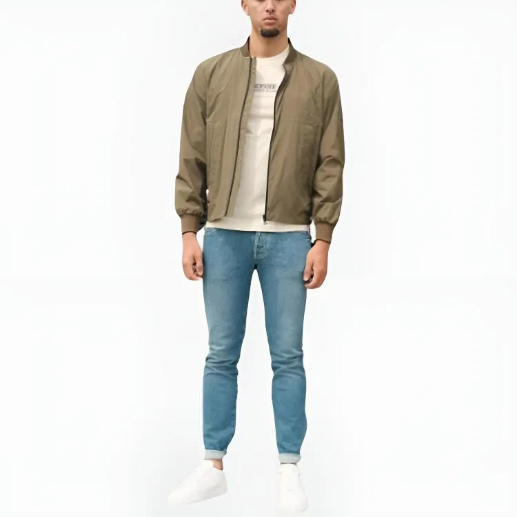 Мужская куртка-бомбер с молнией Portland Tommy Hilfiger, Army Green — фото 4