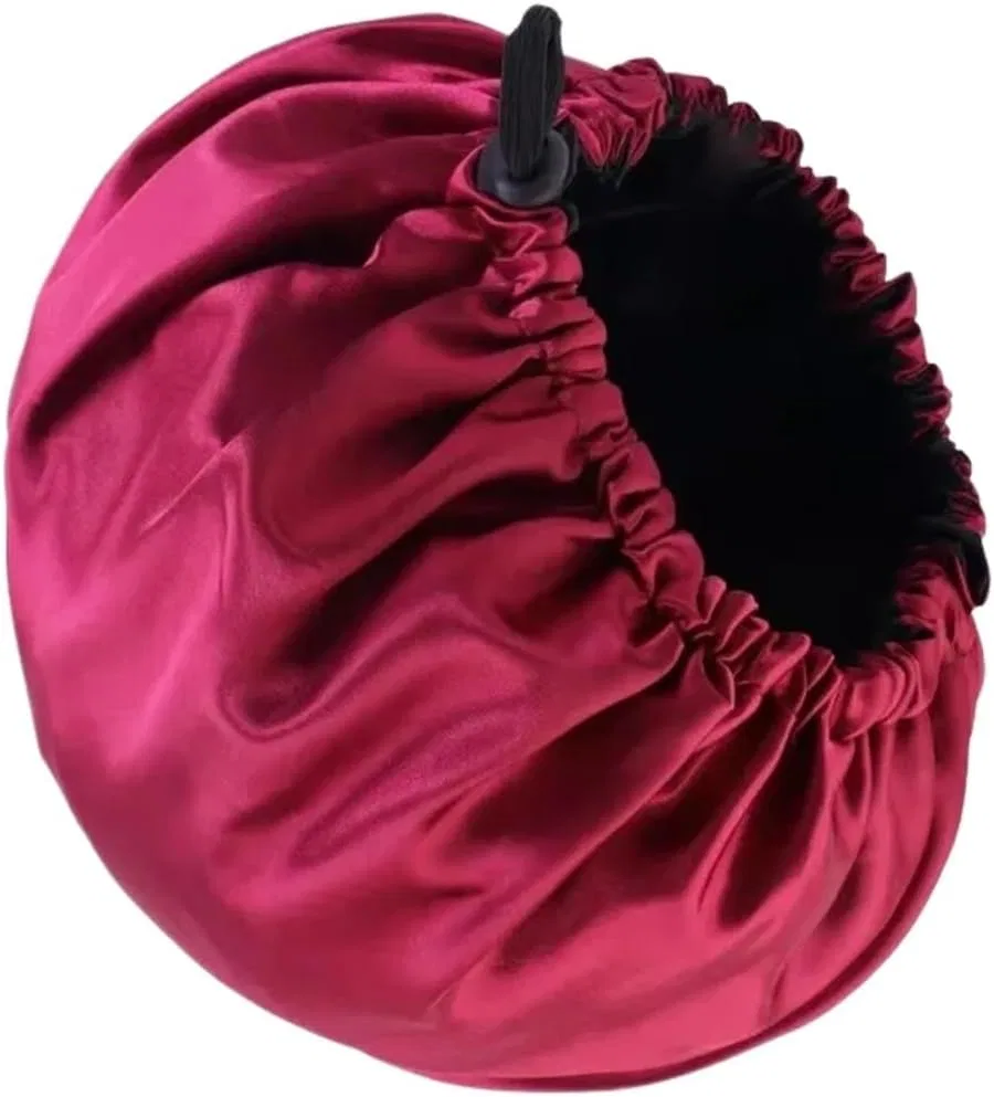 Шапочка для сна из шелка, MRVAKDYDI, Wine Red