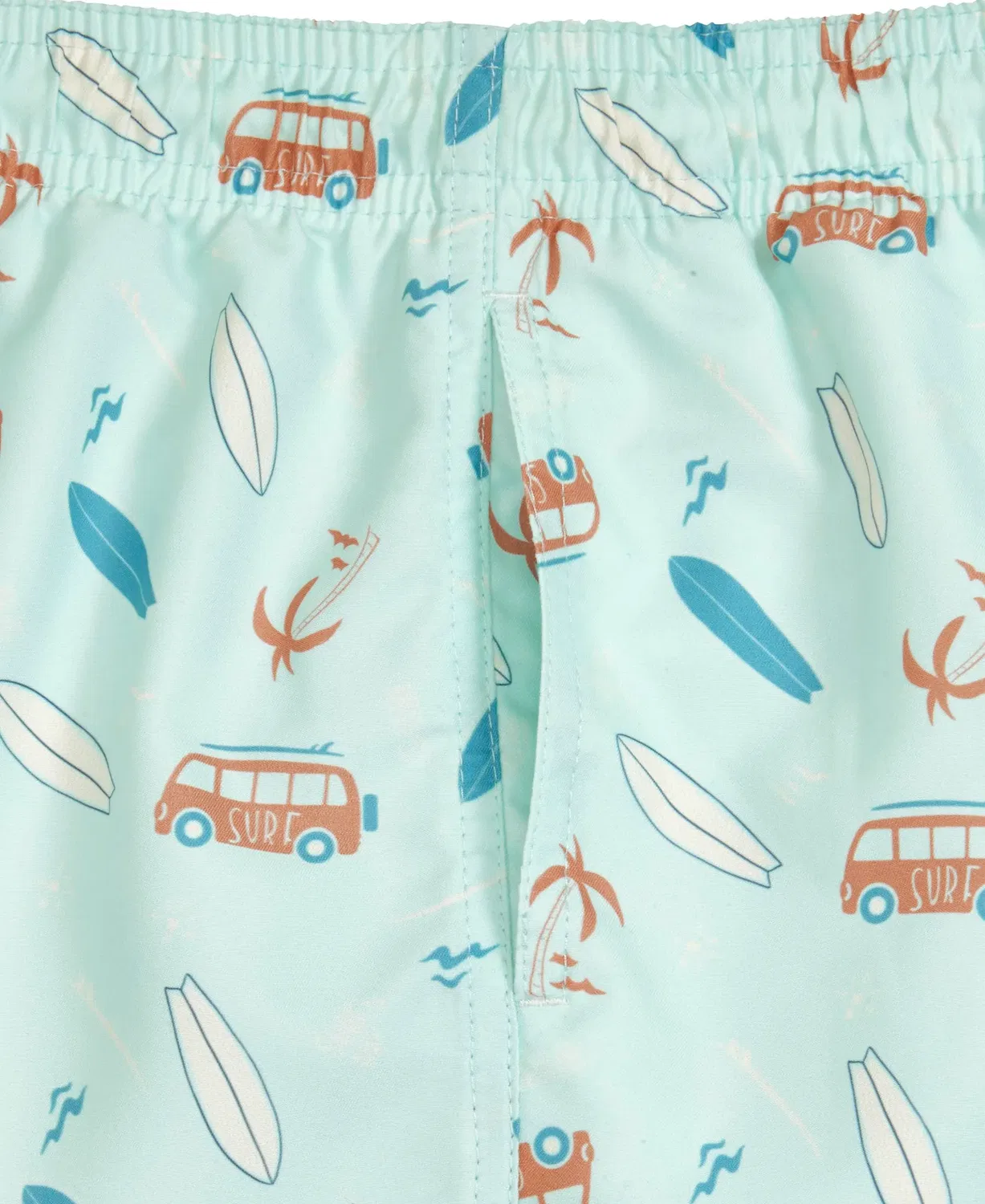 Шорты для плавания с принтом Surf-Bus Playshoes, мятный — фото 3