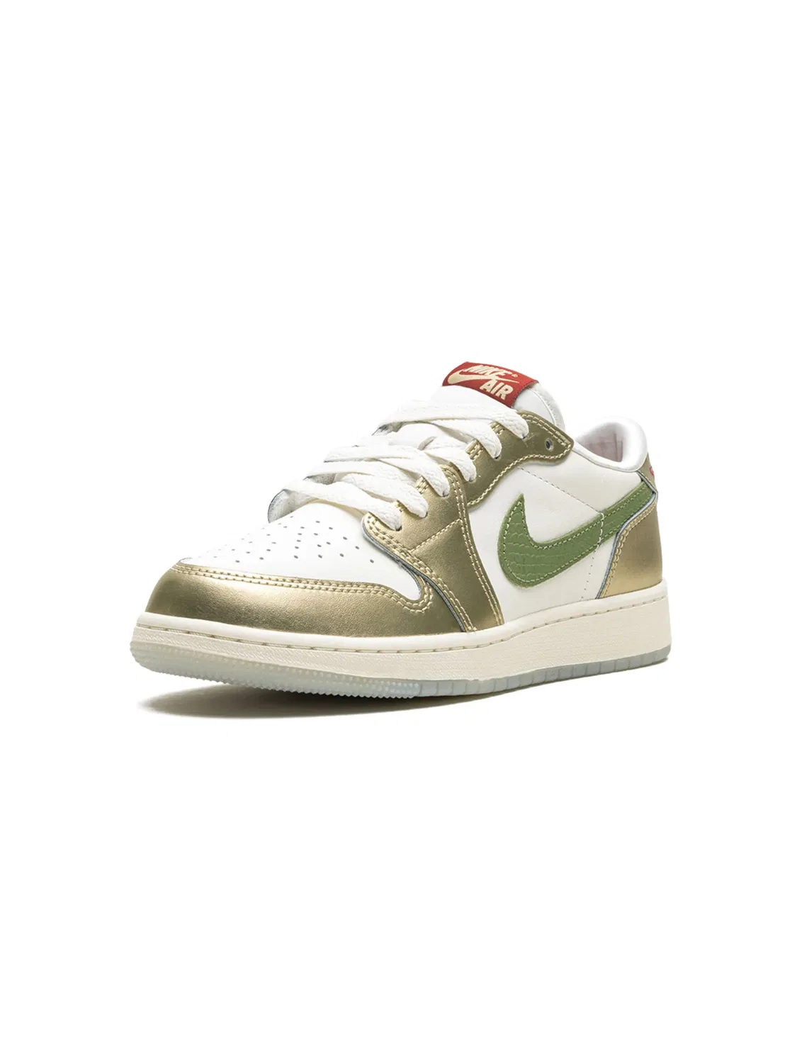 Кроссовки Air Jordan 1 Low "Год Дракона", зеленый — фото 2