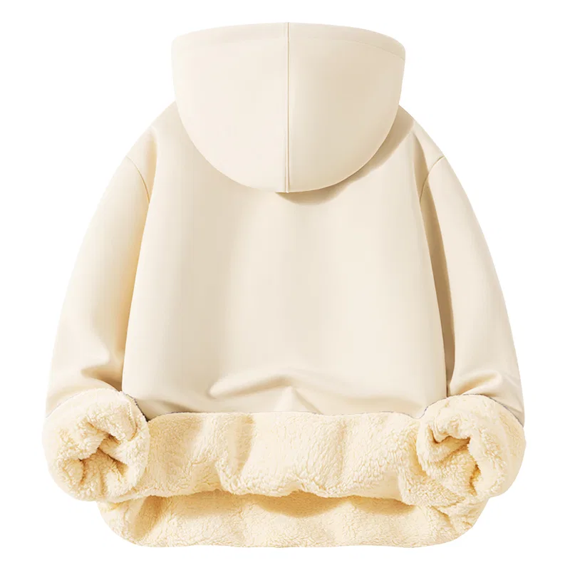 Детское худи с капюшоном утепленное MINISO, Light Beige