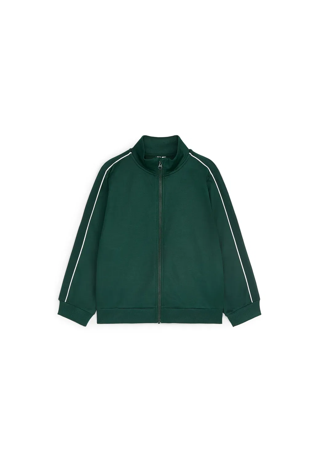 Спортивная куртка на молнии - тренировочная куртка Arket, Dark Green