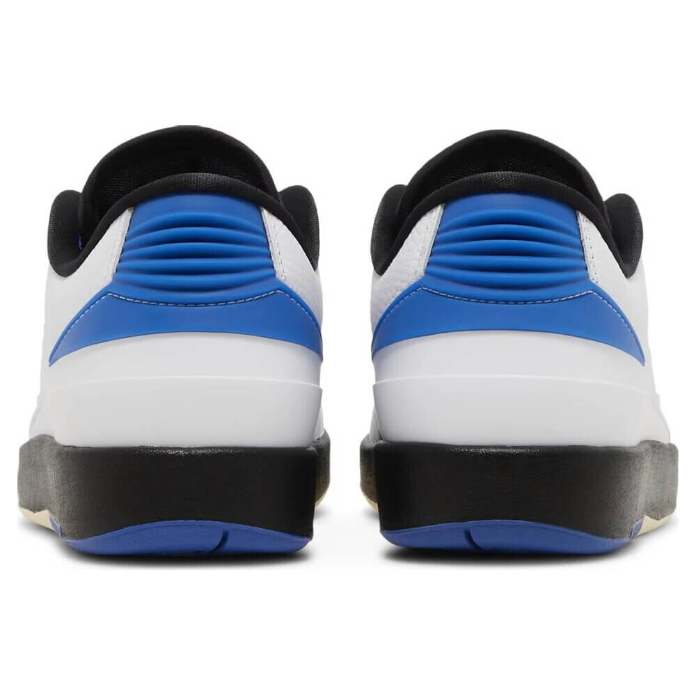 Кроссовки Nike Wmns Air Jordan 2 Retro Low Varsity Royal, белый/синий — фото 4