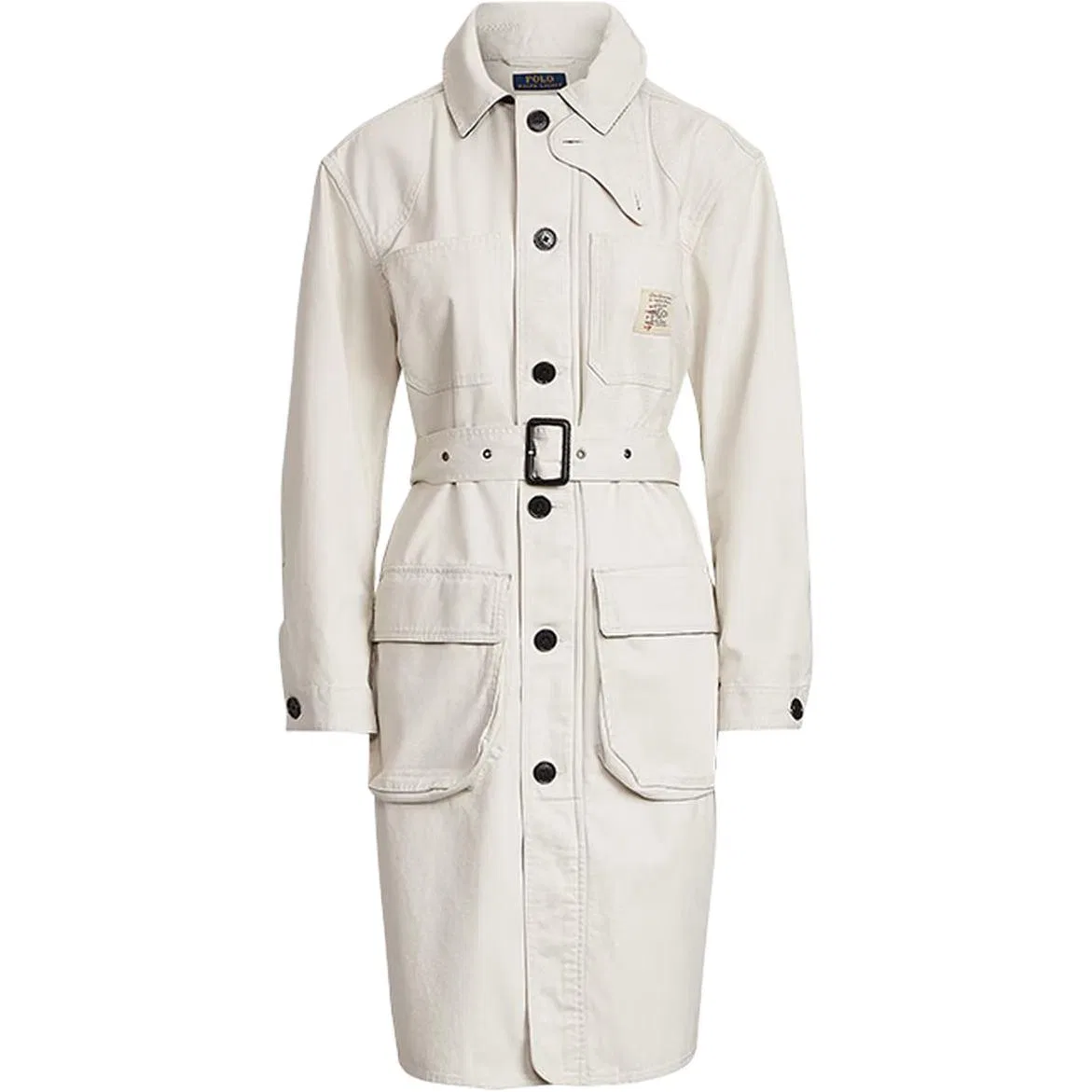 Женский тренчкот с длинным рукавом Polo Ralph Lauren, Ecru