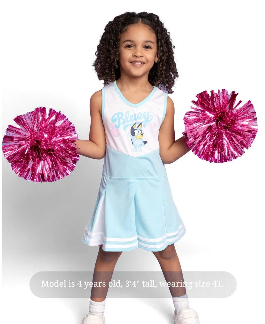 Платье-форма для чирлидинга Bluey Cheer Bluey Bluey Light Blue — фото 2