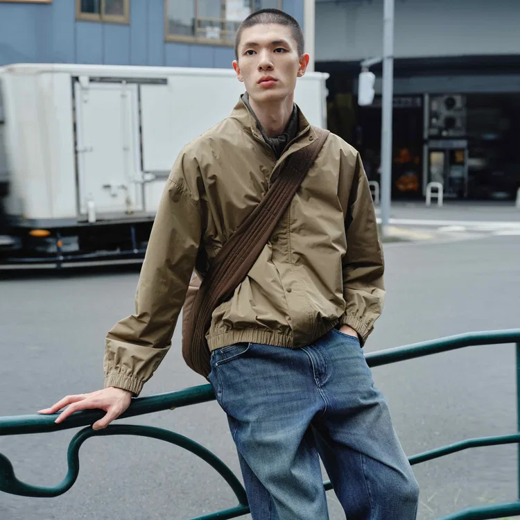 Детская куртка хлопковая Nice Rice, Khaki Green — фото 4