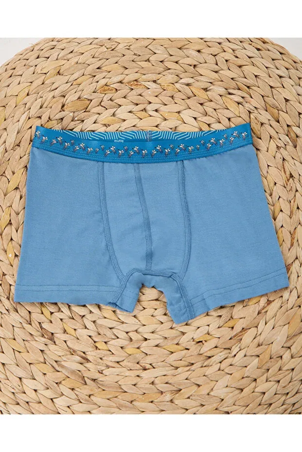 Детские боксеры для мальчиков из микро-модала Mutig, Blue — фото 2