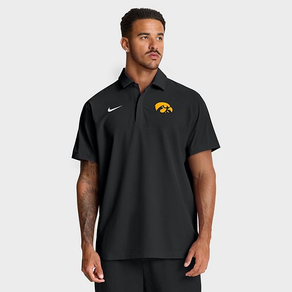 

Мужская черная поло Iowa Hawkeyes 2025 Coaches Sideline Nike