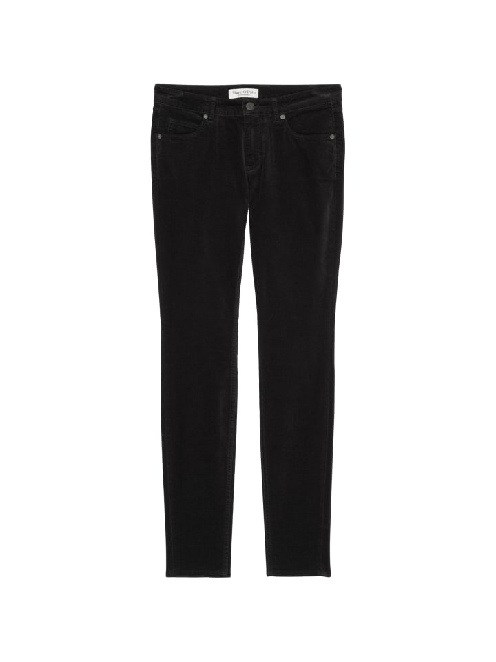 

Тканевые брюки Marc O'Polo Samthose Model Lulea slim, черный