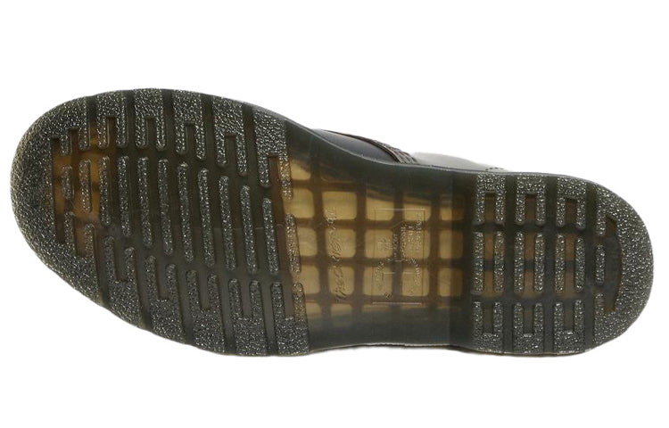 Мужские ботинки Dr. Martens 1460 из гладкой кожи комбинированные, серо-черный — фото 4