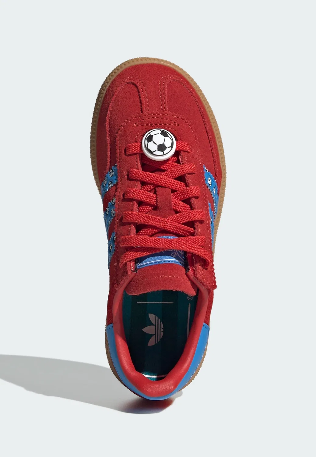 Кроссовки Adidas Originals Disney Handball Spezial Comfort Closure красного цвета — фото 2