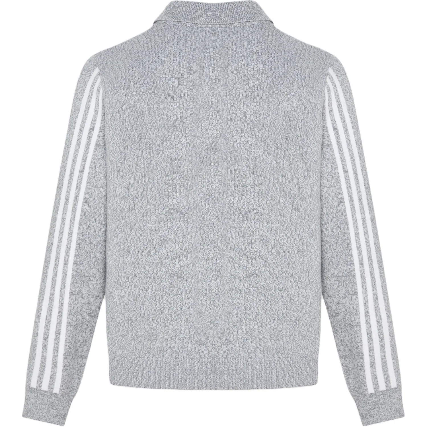 Мужской свитер с воротником поло Adidas Originals, Light Gray/Gray/White — фото 3