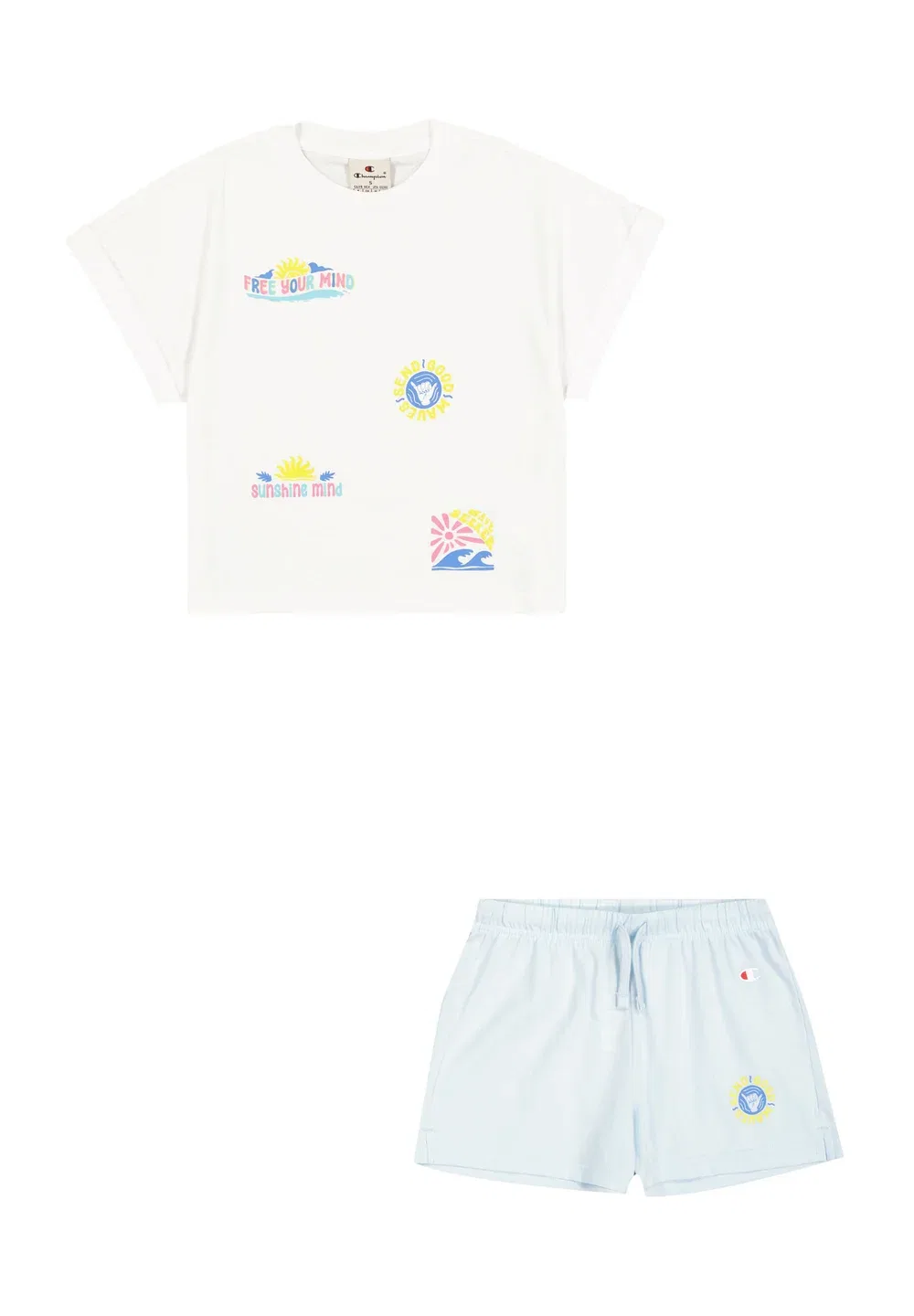 Графический дизайн студии Set - шорты Champion, White