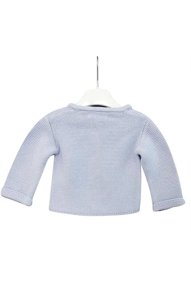 Детское пальто для девочек хлопковое Andywawa ac24333 basic baby jacket Generic Brands, Blue — фото 2