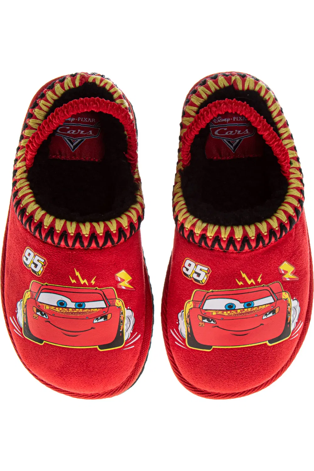 Тапочки детские с подкладкой Lightning McQueen JOSMO, красный — фото 3