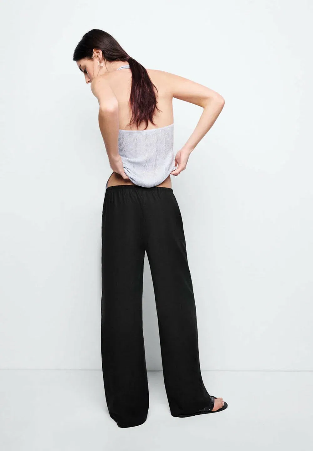 Подростковые брюки Mango Kids, Black — фото 2