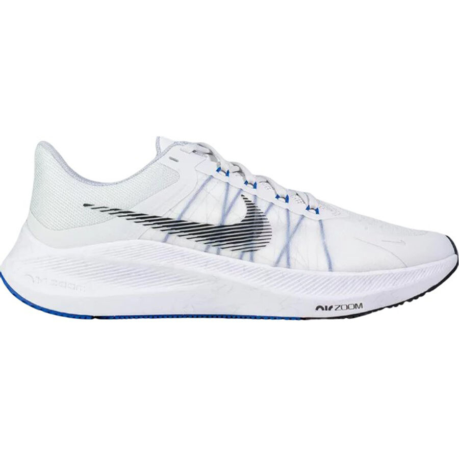 

Кроссовки Nike Zoom Winflo 8, белый/синий/черный, Черный;серый, Кроссовки Nike Zoom Winflo 8, белый/синий/черный
